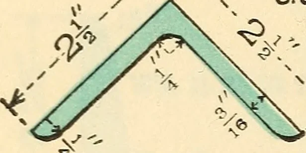 An illustration from Cambria steel; a handbook of information relating to structural steel manufactured by the Cambria Steel Co., 1903, leaf 31