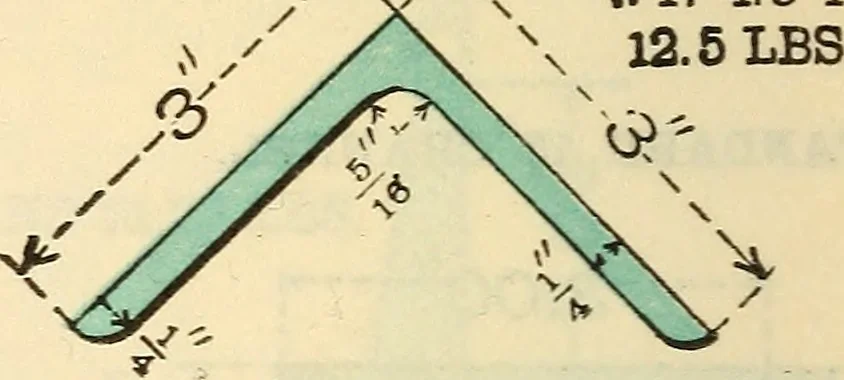 An illustration from Cambria steel; a handbook of information relating to structural steel manufactured by the Cambria Steel Co., 1903, leaf 31