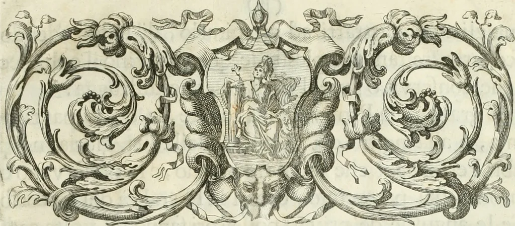 An illustration from Camera ed inscrizioni sepulcrali de' liberti, servi, ed ufficiali della casa di Augusto scoperte nella via Appia, ed illustrate con le annotazioni, 1727, leaf 6