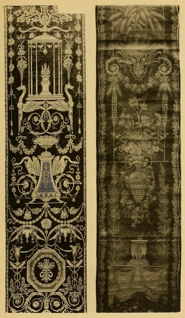An illustration from Camille Pernon; fabricant de soieries à Lyon sous Louis XVI et Napoléon 1er, 1753-1808, 1912, leaf 137