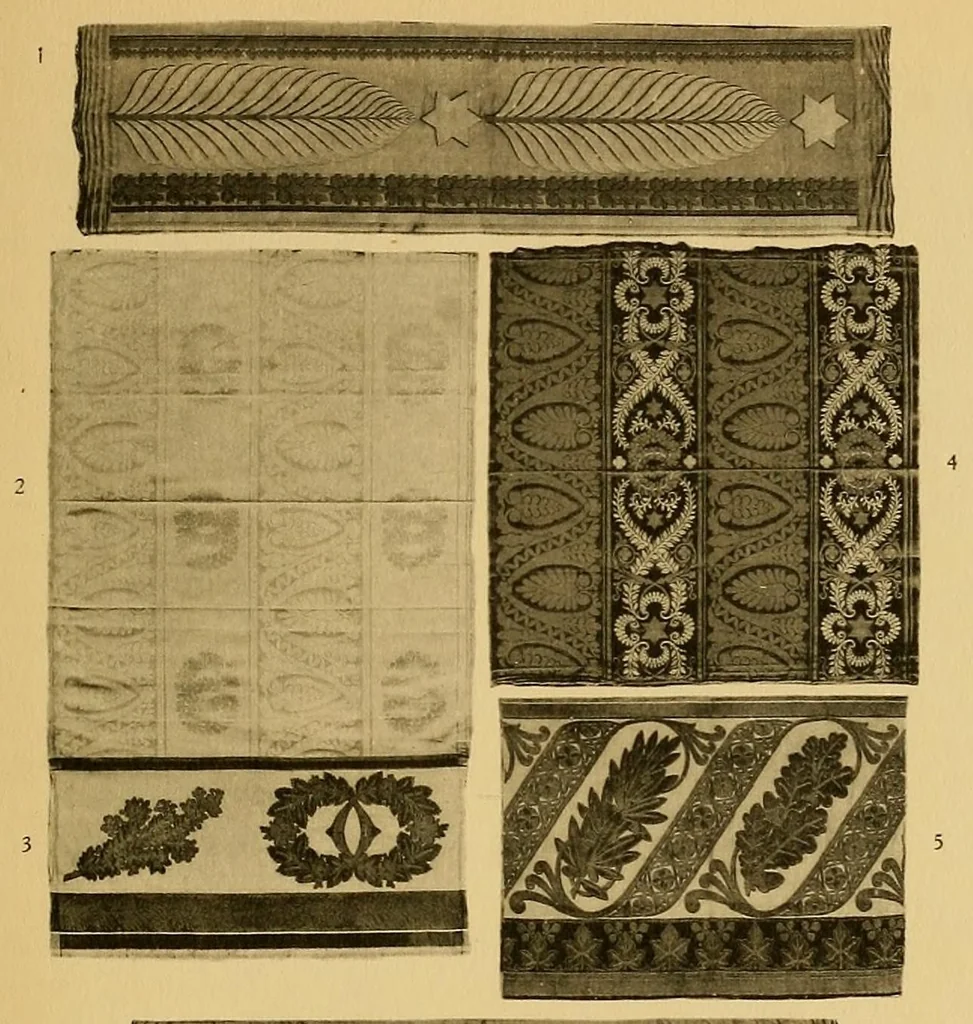 An illustration from Camille Pernon; fabricant de soieries à Lyon sous Louis XVI et Napoléon 1er, 1753-1808, 1912, leaf 173