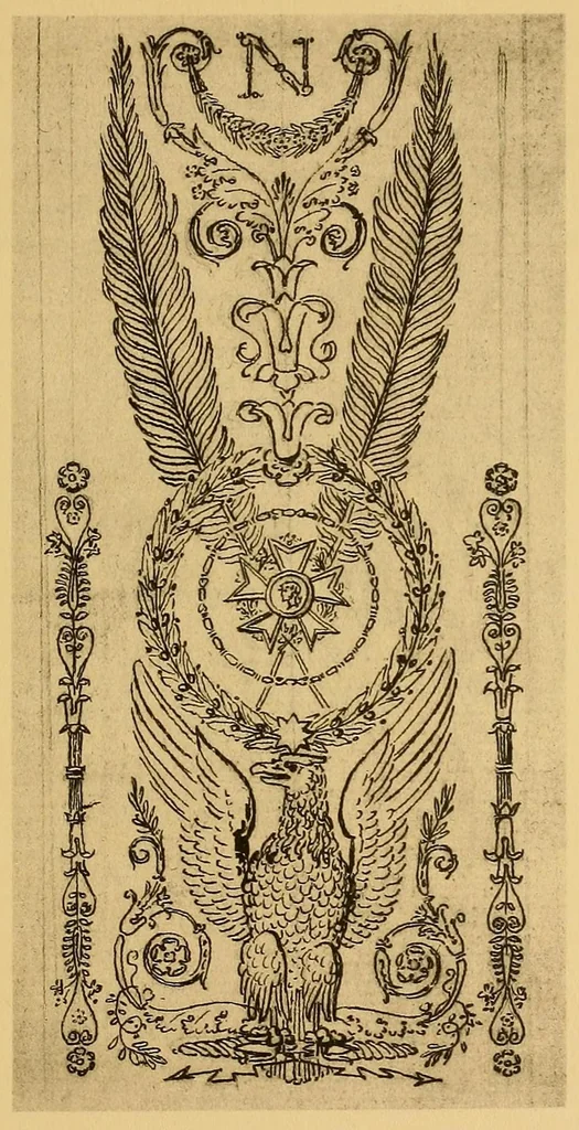 An illustration from Camille Pernon; fabricant de soieries à Lyon sous Louis XVI et Napoléon 1er, 1753-1808, 1912, leaf 183