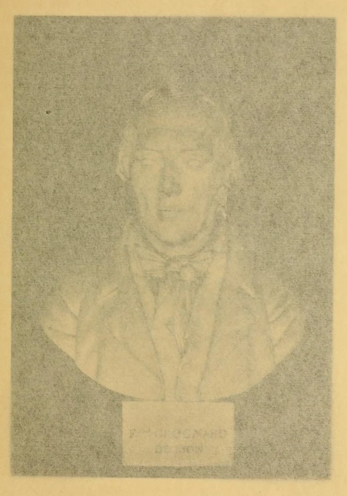 An illustration from Camille Pernon; fabricant de soieries à Lyon sous Louis XVI et Napoléon 1er, 1753-1808, 1912, leaf 39