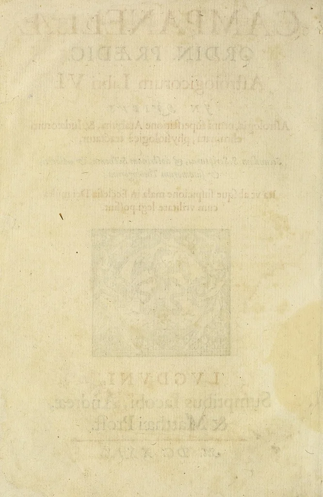 An illustration from Campanellæ ... Astrologicorum libri vi, 1629, leaf 10