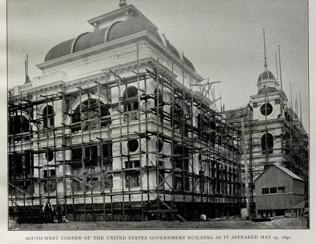 An illustration from Campbell's illustrated history of the World's Columbian Exposition : compiled as the exposition progressed from the official reports, and most profusely illustrated with copperplate engravings, 1894, leaf 149