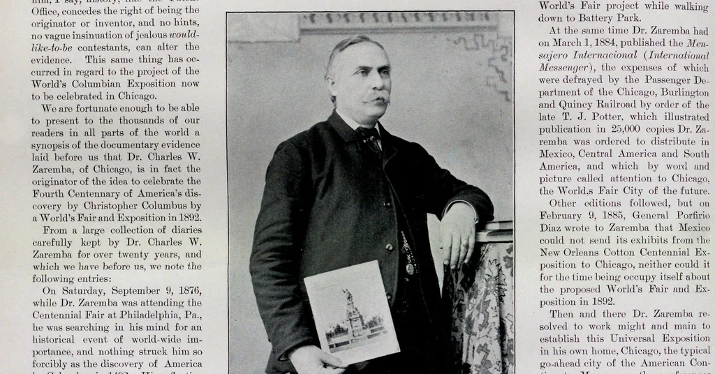 An illustration from Campbell's illustrated history of the World's Columbian Exposition : compiled as the exposition progressed from the official reports, and most profusely illustrated with copperplate engravings, 1894, leaf 168