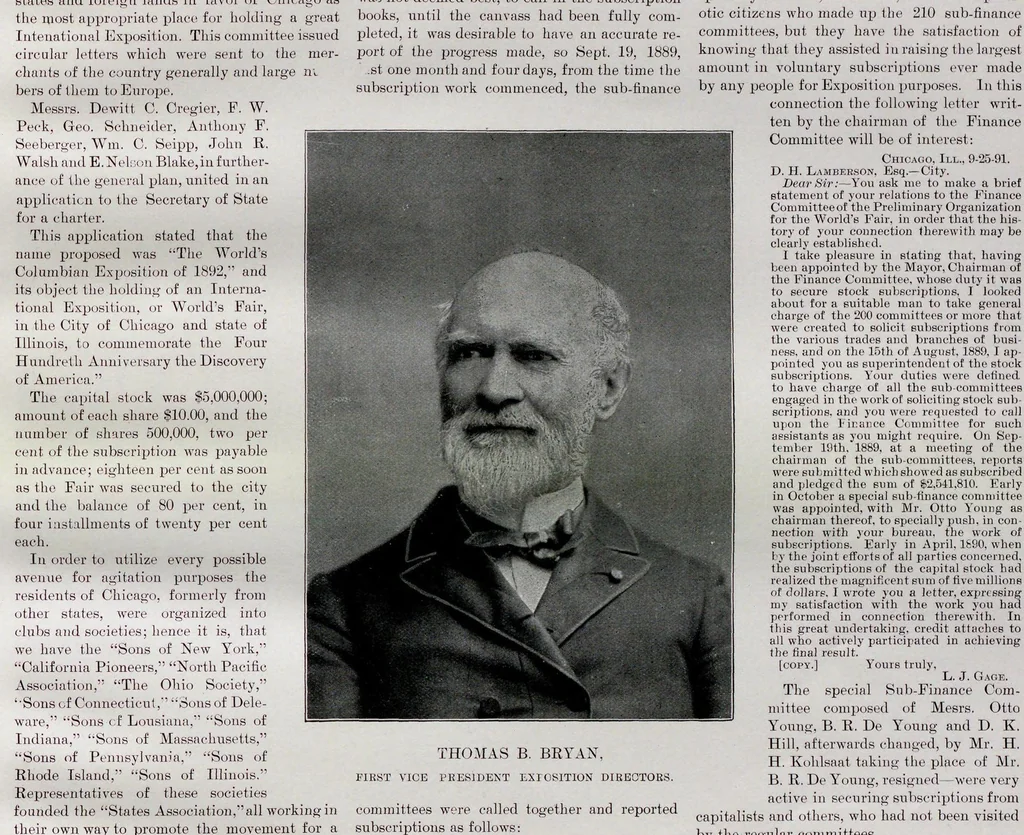 An illustration from Campbell's illustrated history of the World's Columbian Exposition : compiled as the exposition progressed from the official reports, and most profusely illustrated with copperplate engravings, 1894, leaf 29