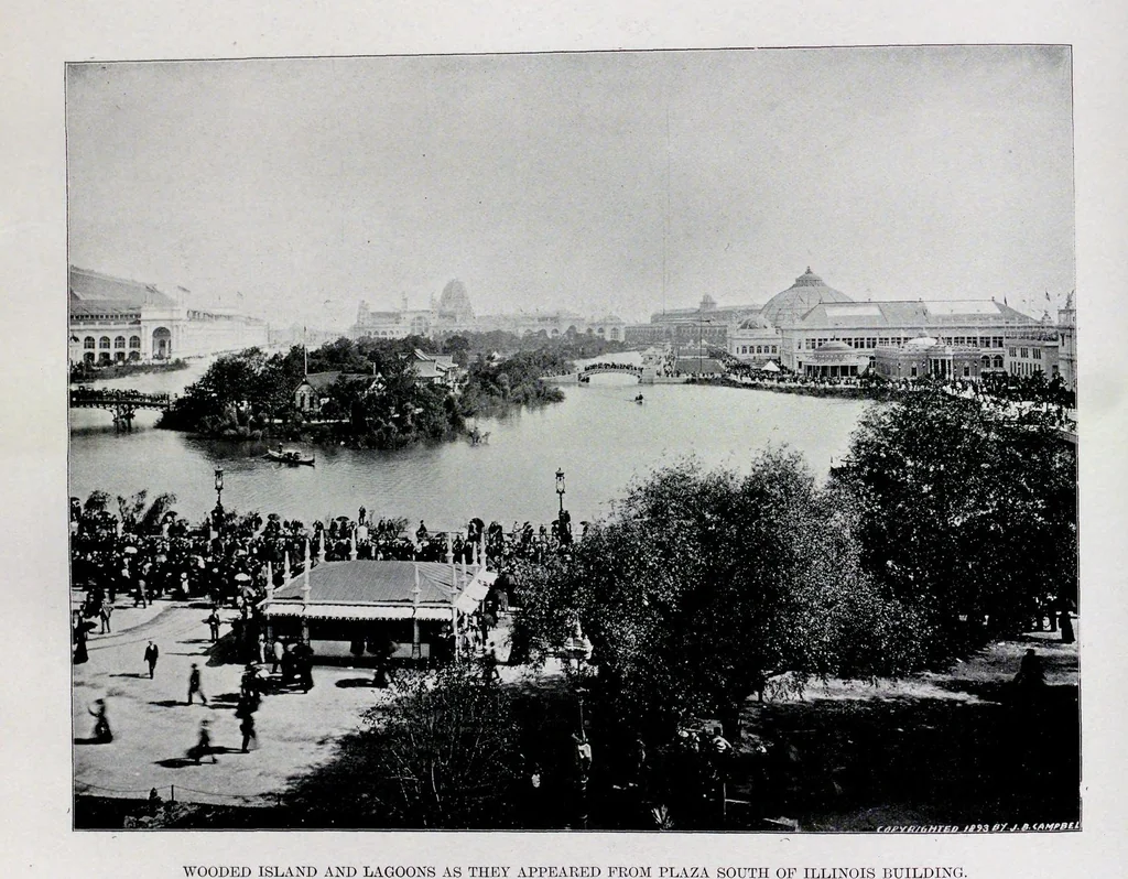 An illustration from Campbell's illustrated history of the World's Columbian Exposition : compiled as the exposition progressed from the official reports, and most profusely illustrated with copperplate engravings, 1894, leaf 140