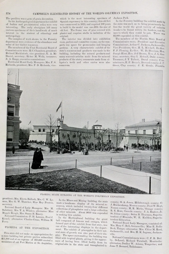 An illustration from Campbell's illustrated history of the World's Columbian Exposition : compiled as the exposition progressed from the official reports, and most profusely illustrated with copperplate engravings, 1894, leaf 62