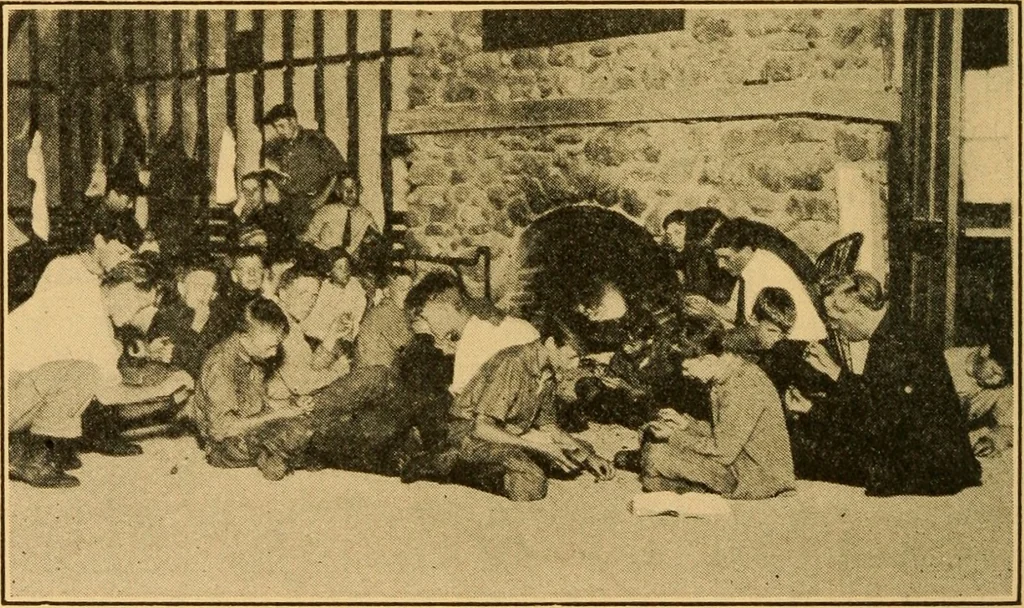 An illustration from Camp and outing activities, 1915, leaf 117