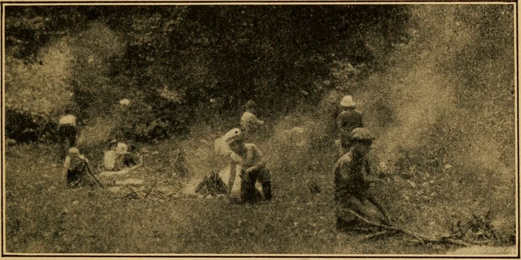An illustration from Camp and outing activities, 1915, leaf 220