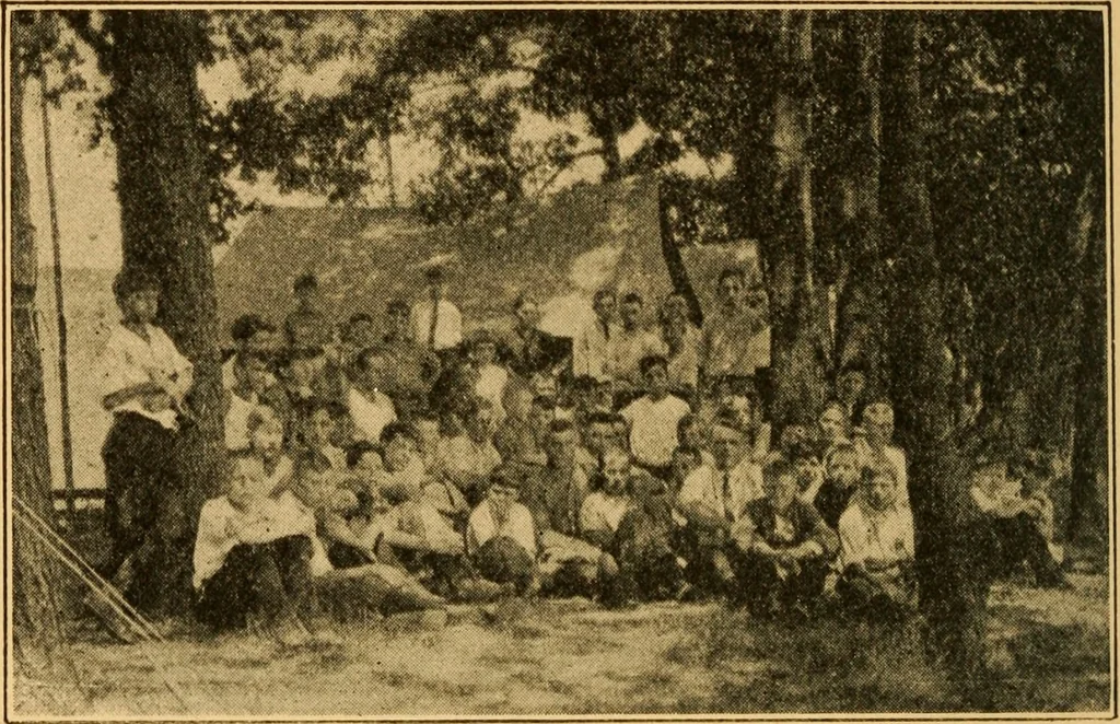 An illustration from Camp and outing activities, 1915, leaf 395