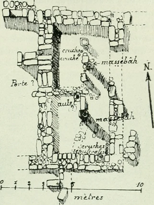 An illustration from Canaan d'après l'exploration récente, 1907, leaf 154