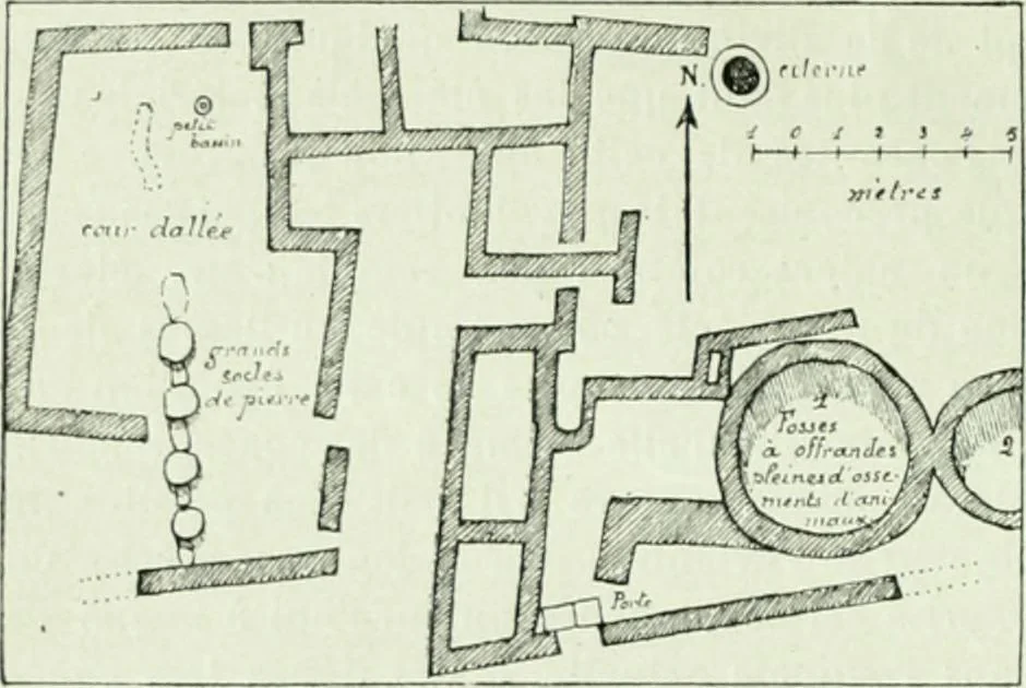 An illustration from Canaan d'après l'exploration récente, 1907, leaf 171