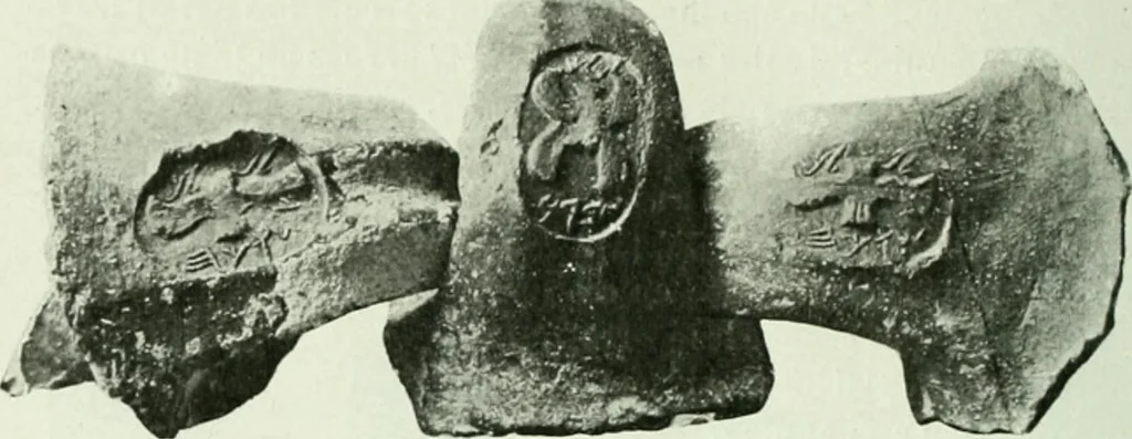 An illustration from Canaan d'après l'exploration récente, 1907, leaf 401