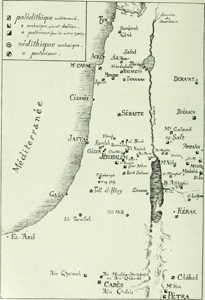 An illustration from Canaan d'après l'exploration récente, 1907, leaf 437