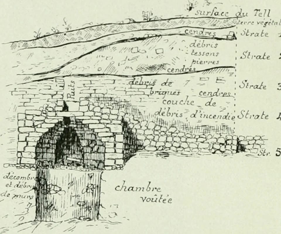 An illustration from Canaan d'après l'exploration récente, 1907, leaf 73