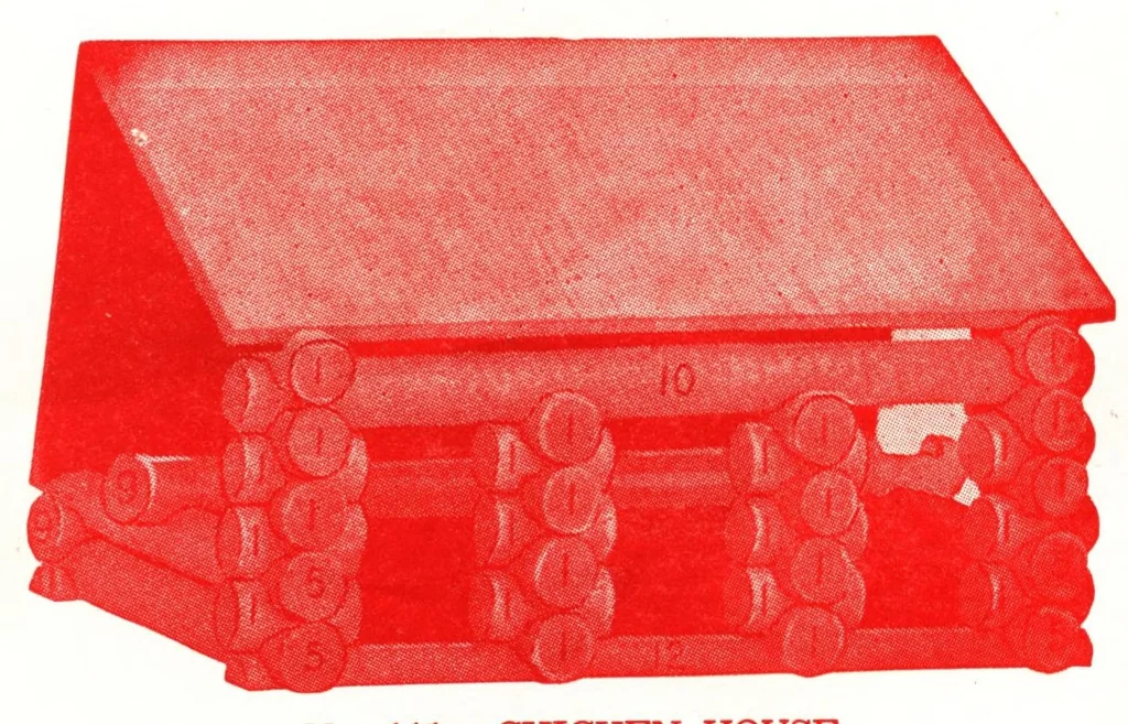 An illustration from Canadian logs design book., 1930, leaf 2