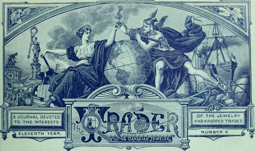 An illustration from Canadian jeweller 1890, 1890, leaf 4