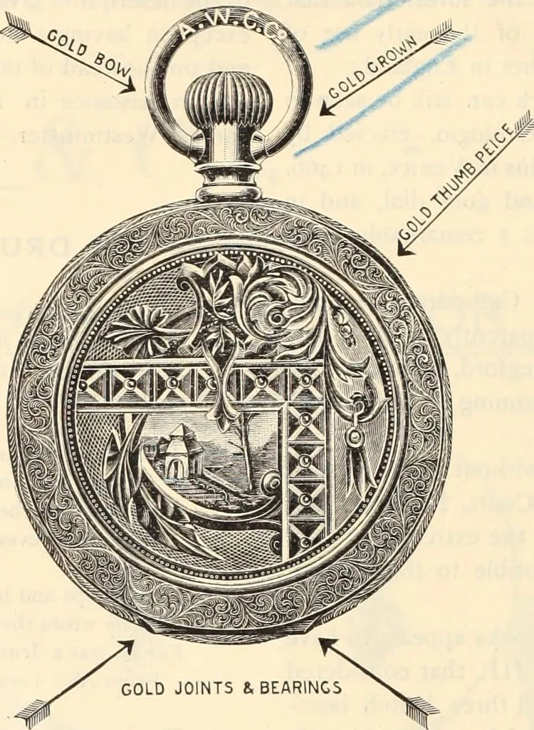 An illustration from Canadian jeweller 1890, 1890, leaf 481
