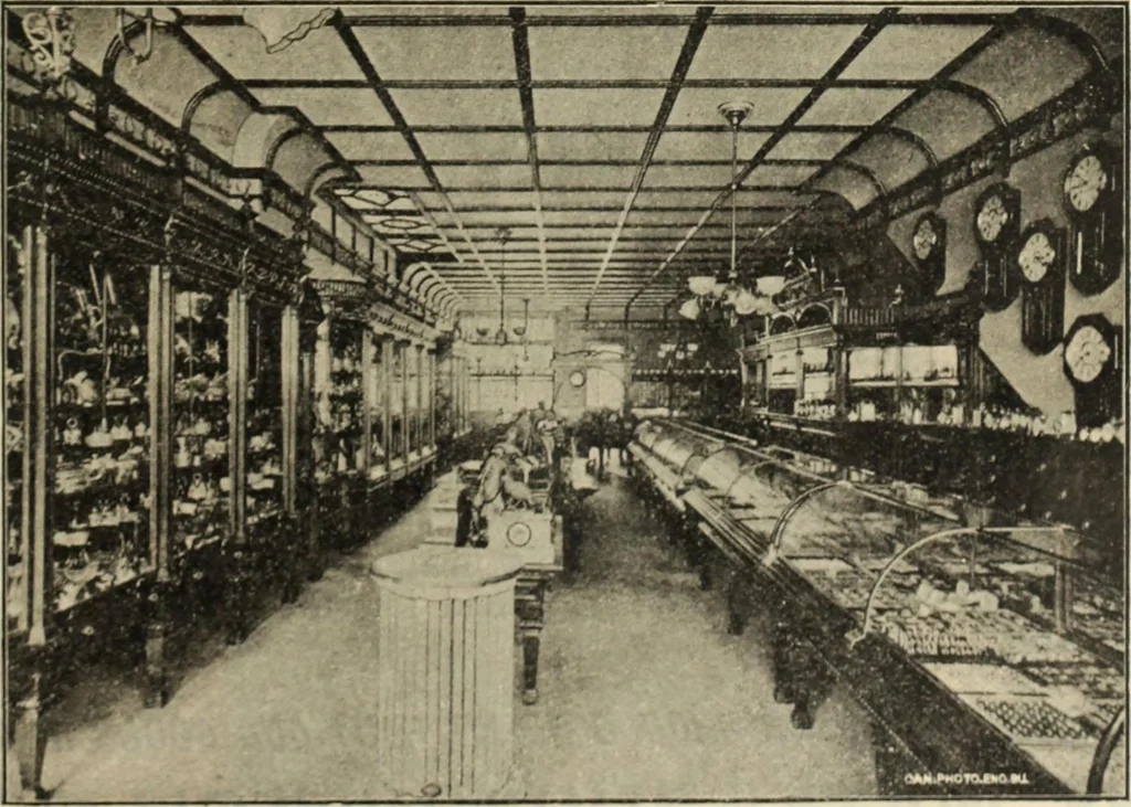 An illustration from Canadian jeweller 1890, 1890, leaf 672