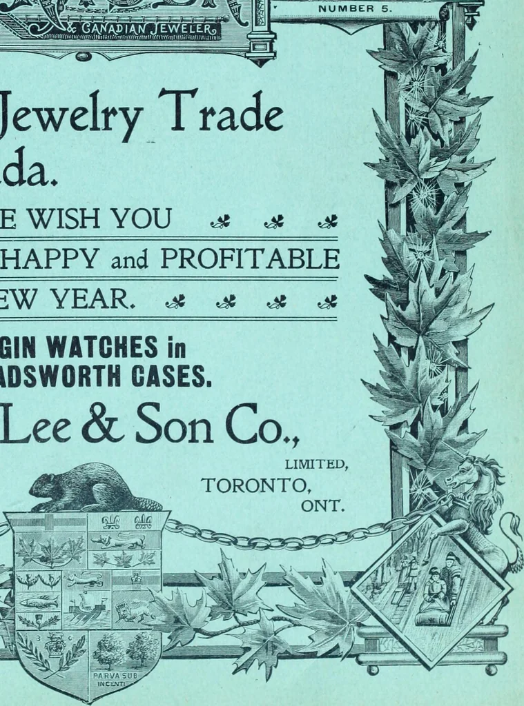 An illustration from Canadian jeweller 1900, 1900, leaf 6