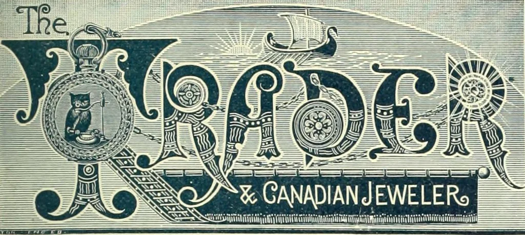 An illustration from Canadian jeweller 1900, 1900, leaf 64