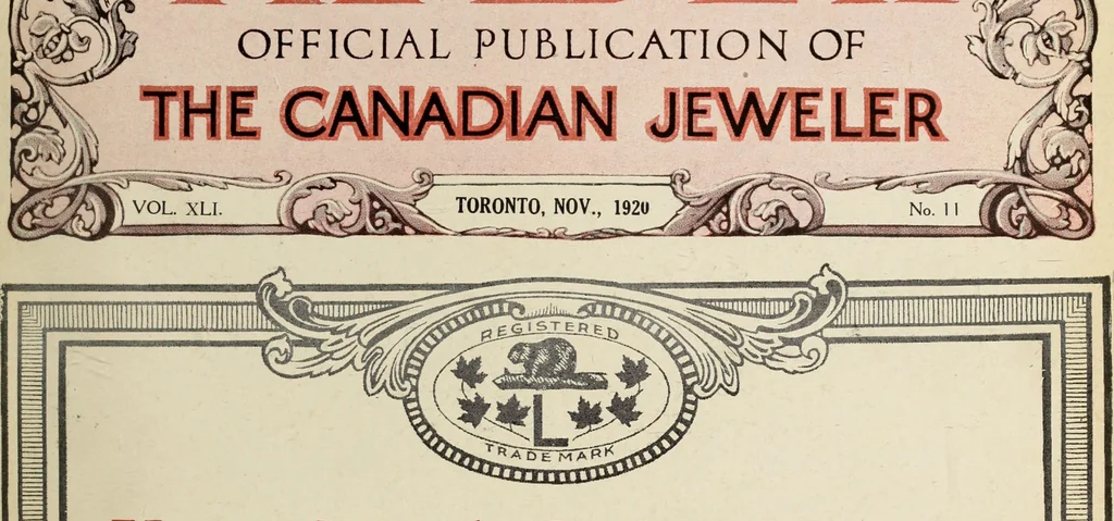 An illustration from Canadian jeweller 1920, 1920, leaf 1186