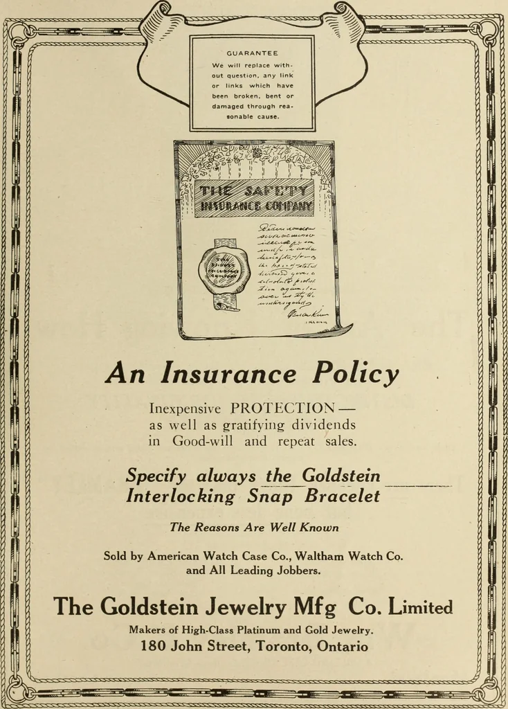 An illustration from Canadian jeweller 1920, 1920, leaf 1202