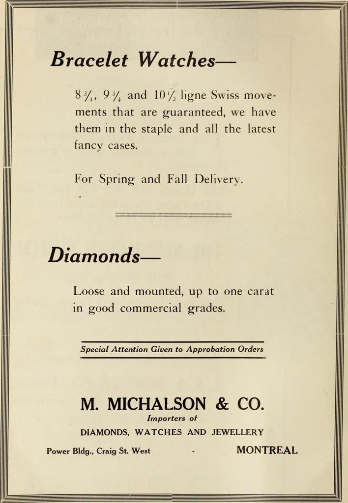 An illustration from Canadian jeweller 1920, 1920, leaf 159