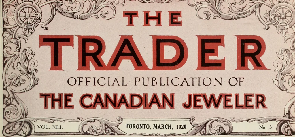 An illustration from Canadian jeweller 1920, 1920, leaf 246