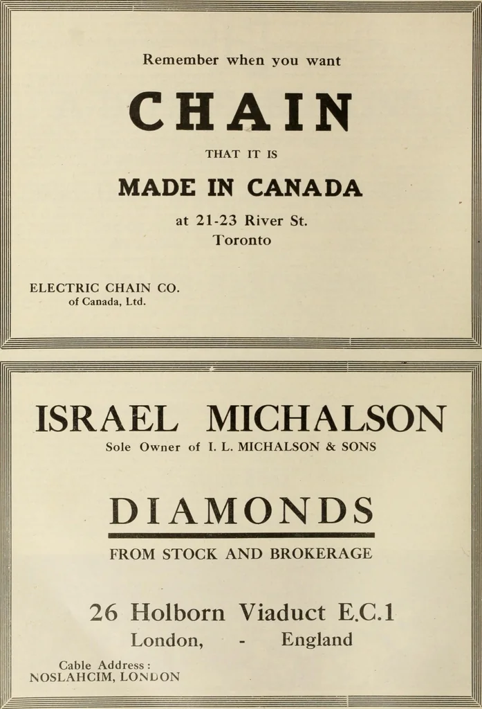 An illustration from Canadian jeweller 1920, 1920, leaf 343