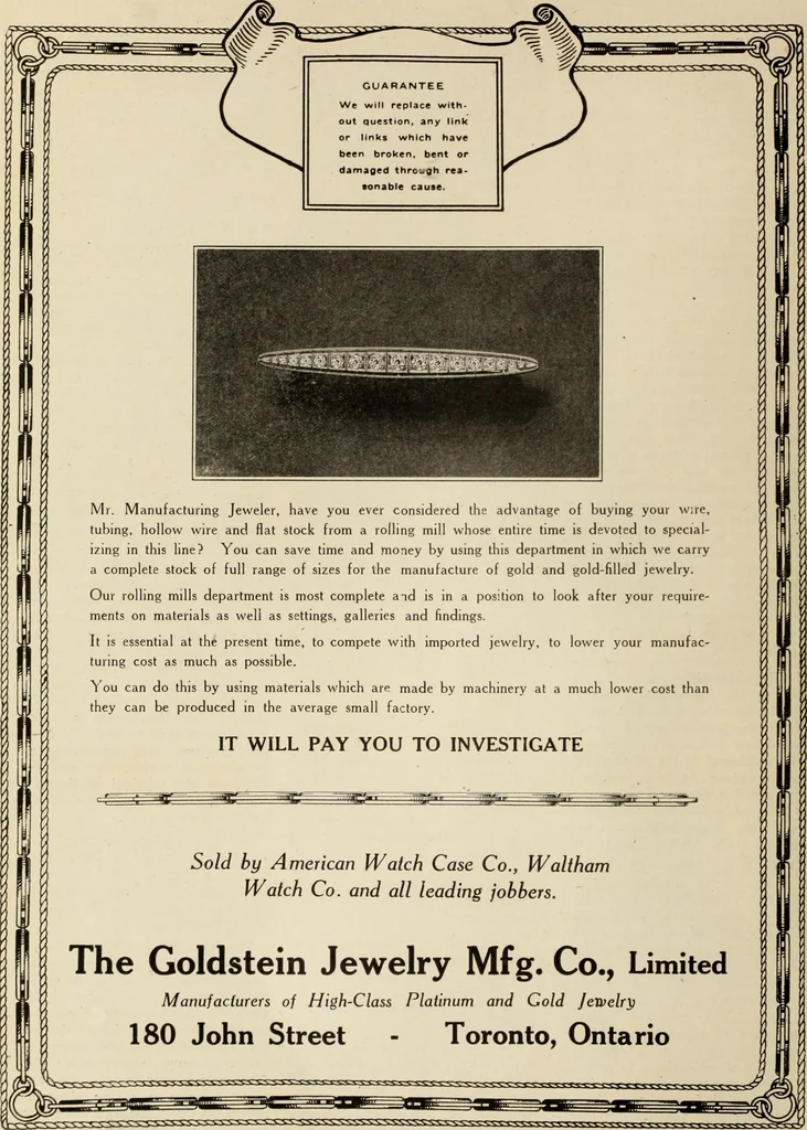 An illustration from Canadian jeweller 1920, 1920, leaf 659