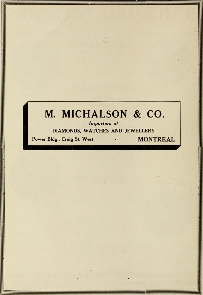 An illustration from Canadian jeweller 1920, 1920, leaf 699