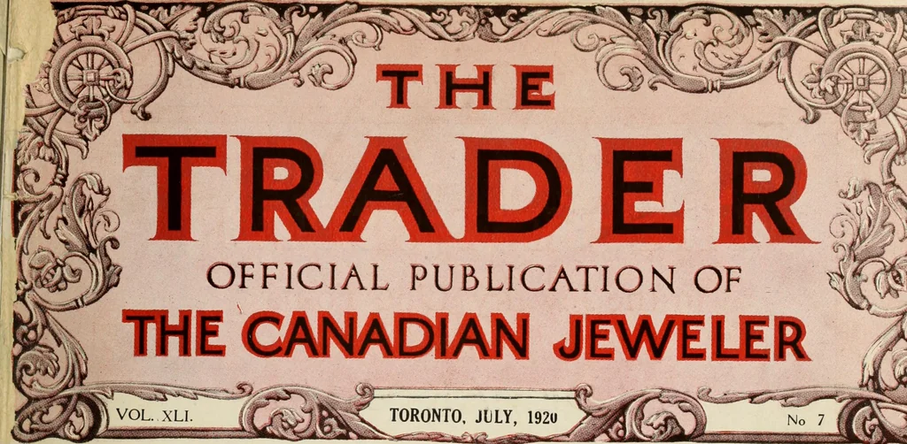 An illustration from Canadian jeweller 1920, 1920, leaf 72