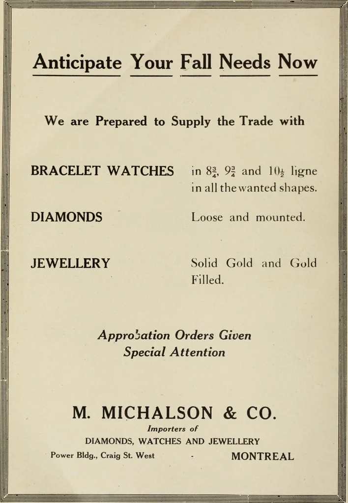 An illustration from Canadian jeweller 1920, 1920, leaf 963