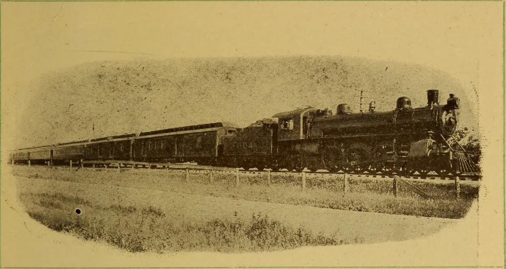 An illustration from Canadian Pacific Railway Company's Royal Mail Steamship Lines Atlantic service, 1911, leaf 4