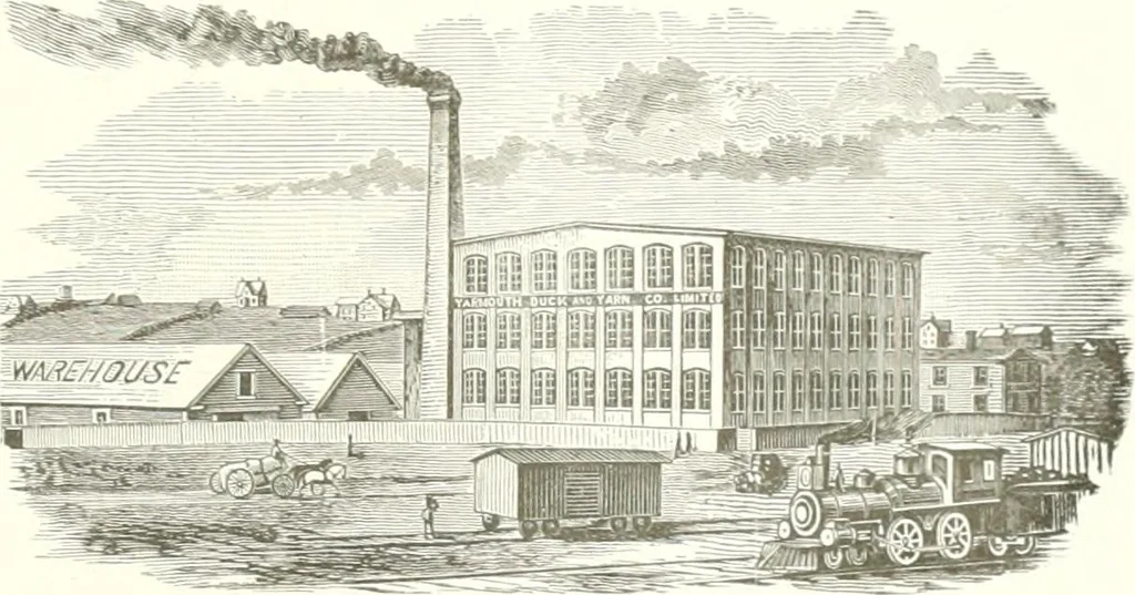 An illustration from Canadian textile journal, 1908, leaf 82