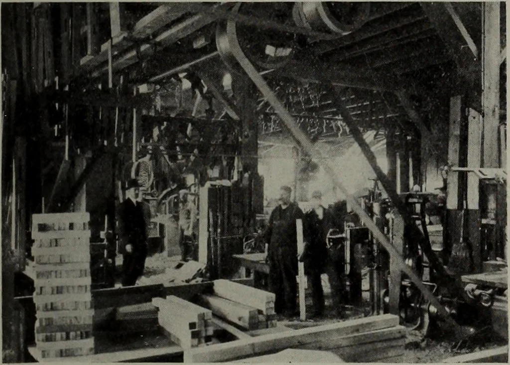 An illustration from Canadian wood products industries, 1913, leaf 60