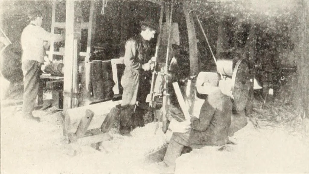 An illustration from Canadian wood products industries, 1915, leaf 215