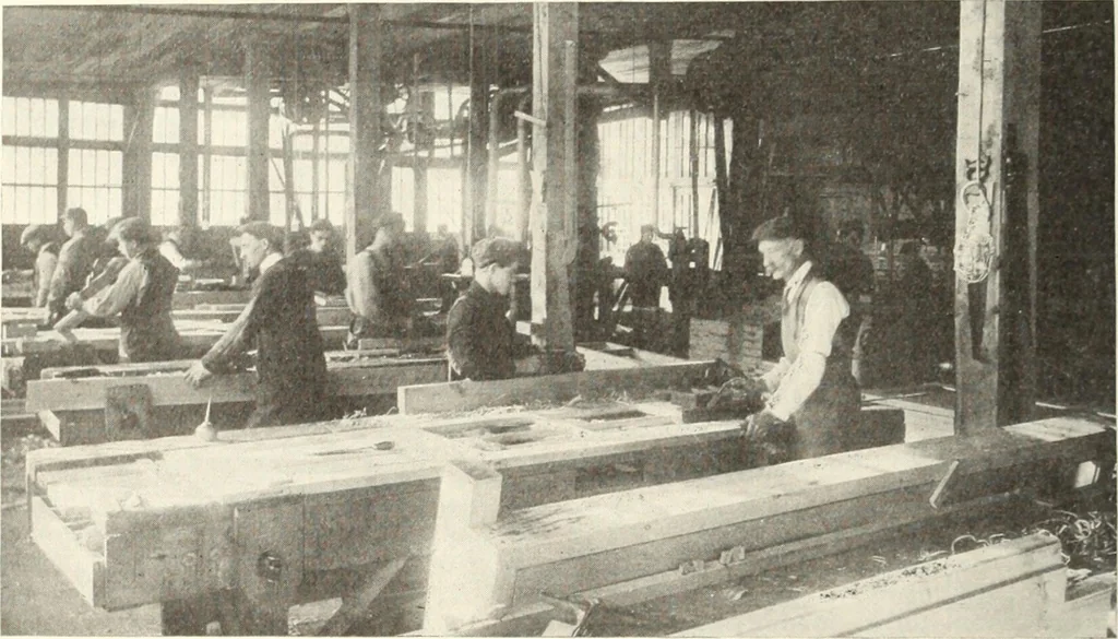 An illustration from Canadian wood products industries, 1915, leaf 69