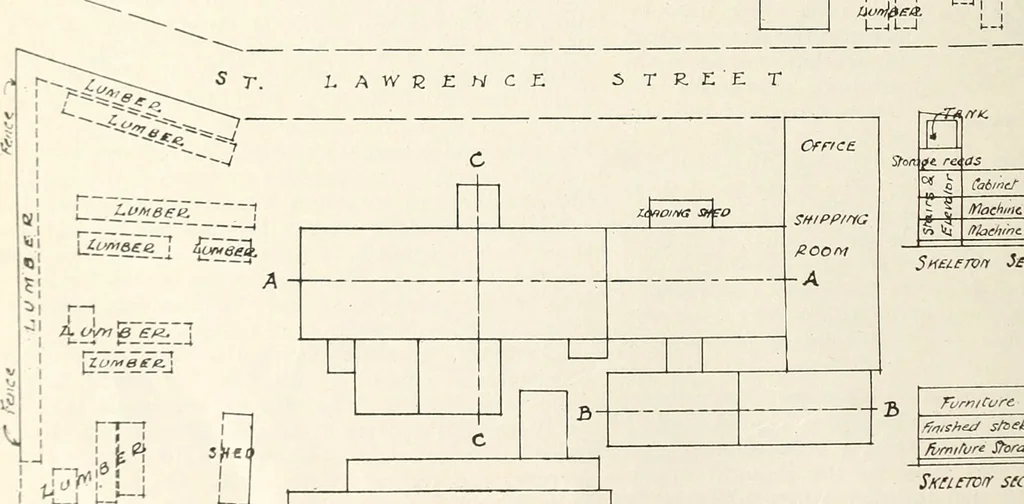 An illustration from Canadian wood products industries, 1916, leaf 553