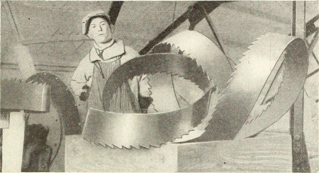 An illustration from Canadian wood products industries, 1916, leaf 664