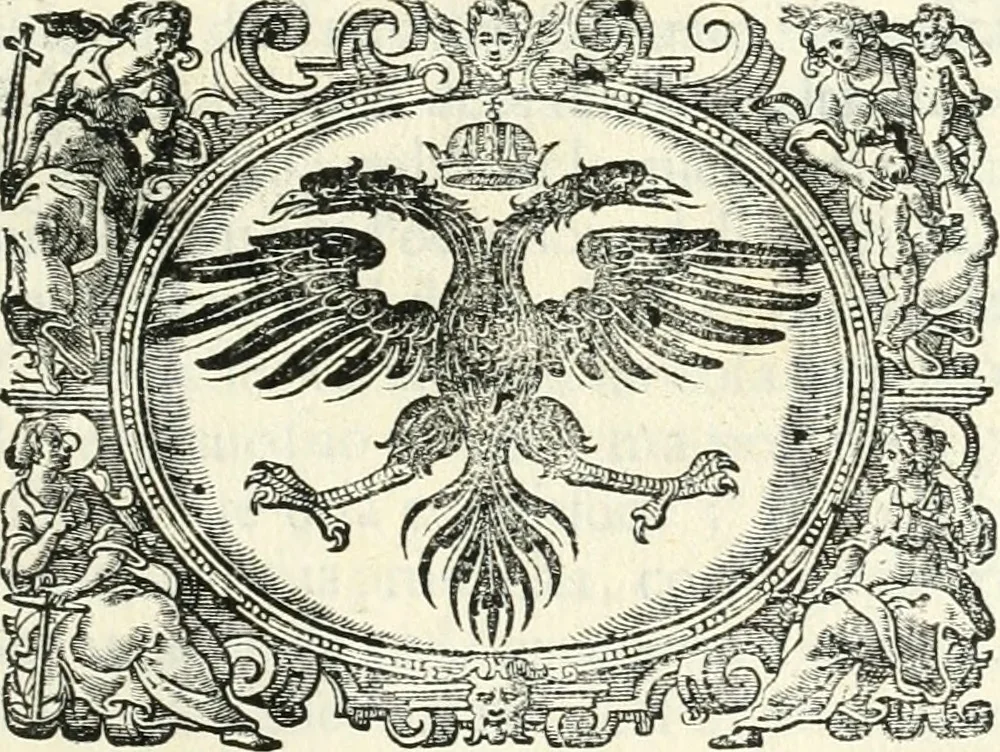 An illustration from Il cannocchiale aristotelico, o sia, Idea dell'arguta et ingeniosa elocutione : che serue à tutta l'arte oratoria, lapidaria, et simbolica, 1663, leaf 12