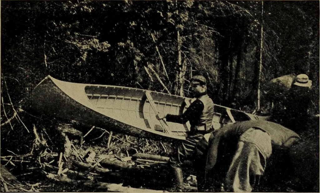 An illustration from Canoeing, sailing and motor boating;, 1919, leaf 158