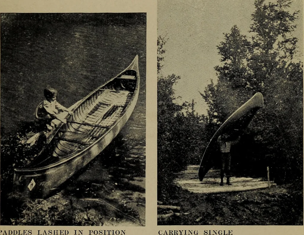 An illustration from Canoeing, sailing and motor boating;, 1919, leaf 158
