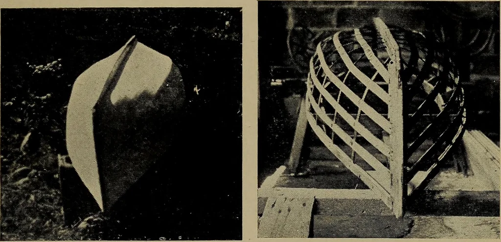 An illustration from Canoeing, sailing and motor boating;, 1919, leaf 202