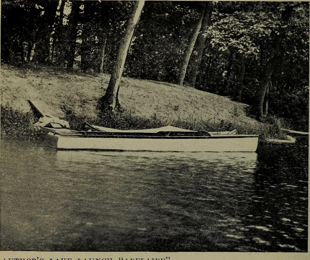 An illustration from Canoeing, sailing and motor boating;, 1919, leaf 229