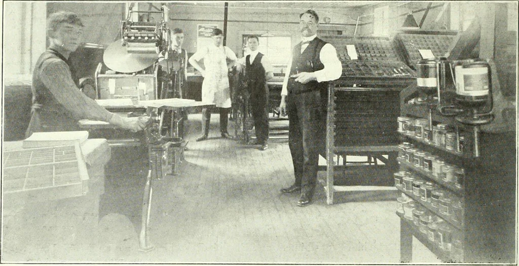 An illustration from Canadian printer & publisher, 1912, leaf 271