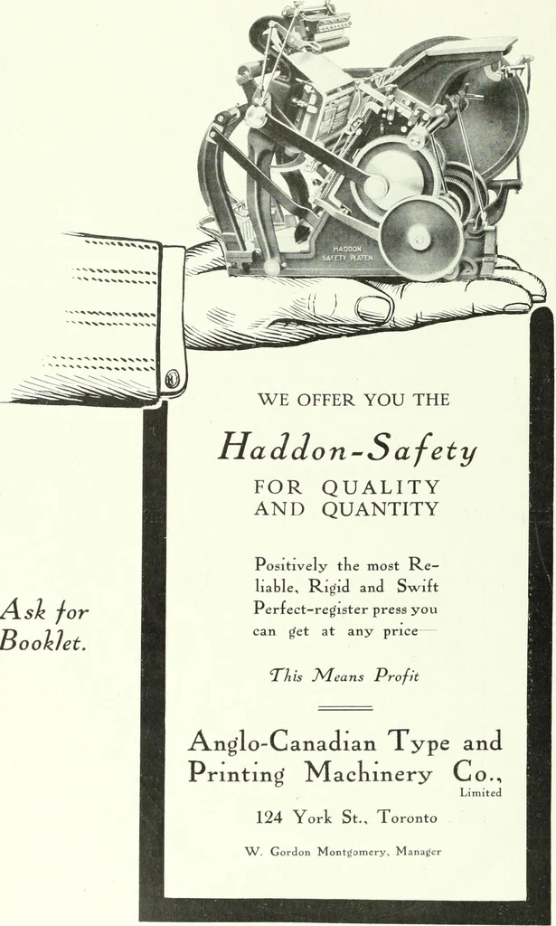 An illustration from Canadian printer & publisher, 1912, leaf 311